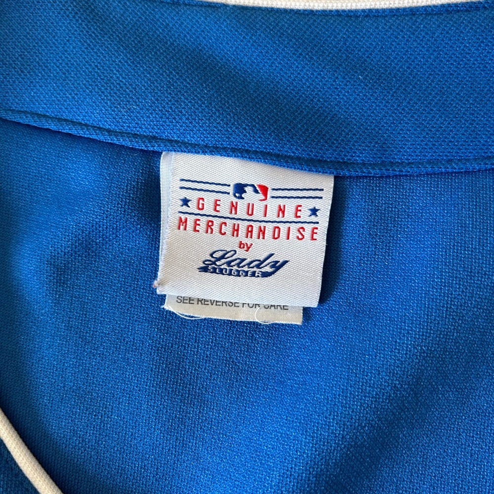 New York Mets Genuine Merchandise By Lady Slugger  Jersey Blue/Orange/ White - Picture 8 of 9